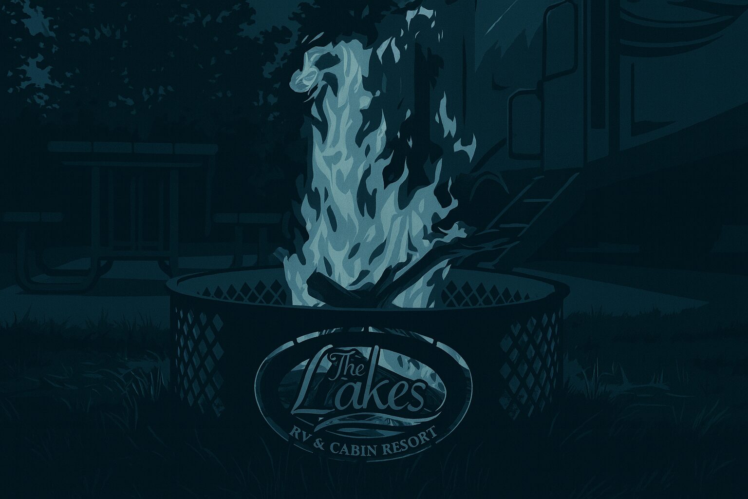 Camping at The Lakes RV & Cabin Resort - eastern North Carolina campground