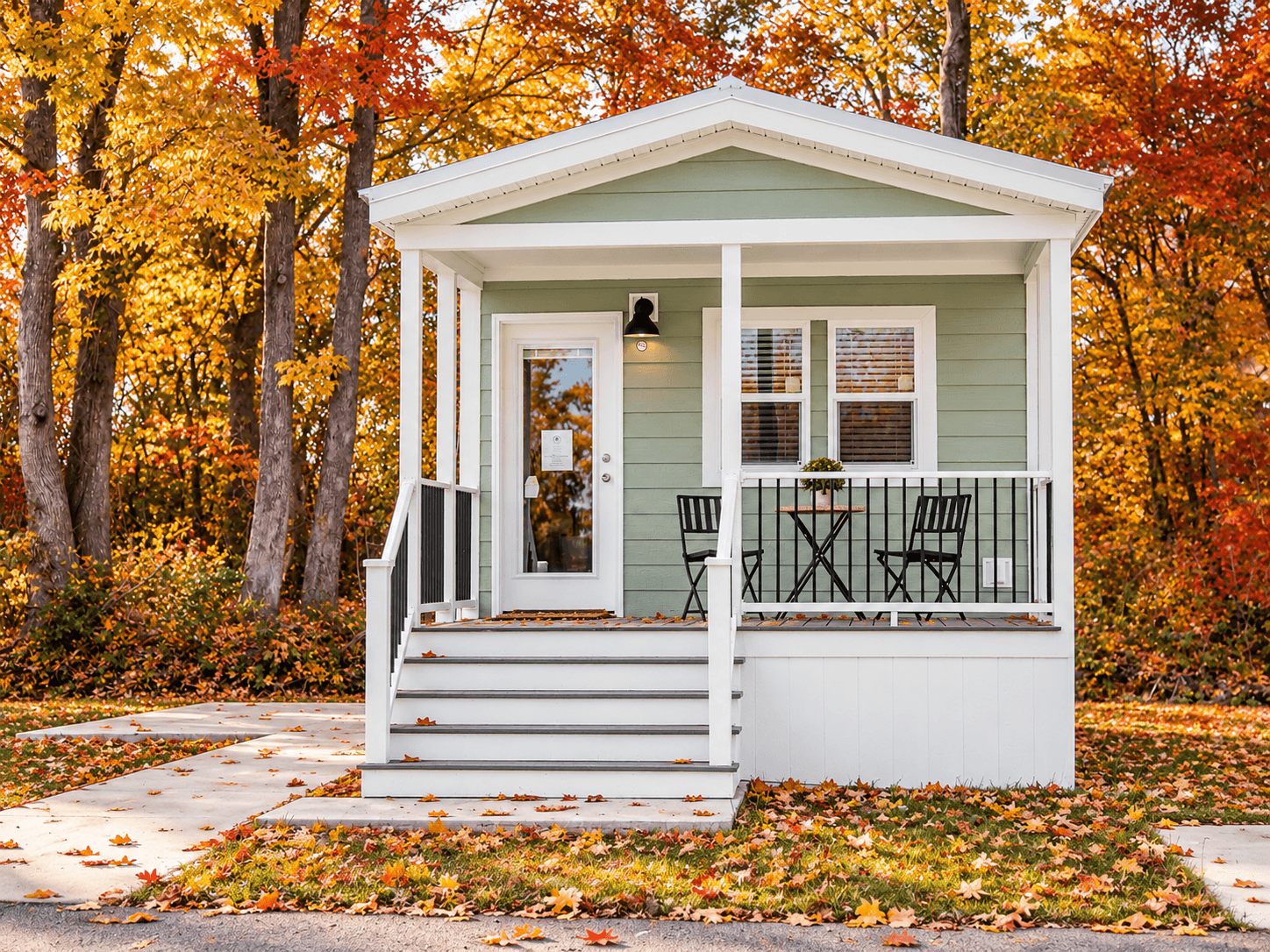Fall at The Lakes RV & Cabin Resort in Maysville, NC